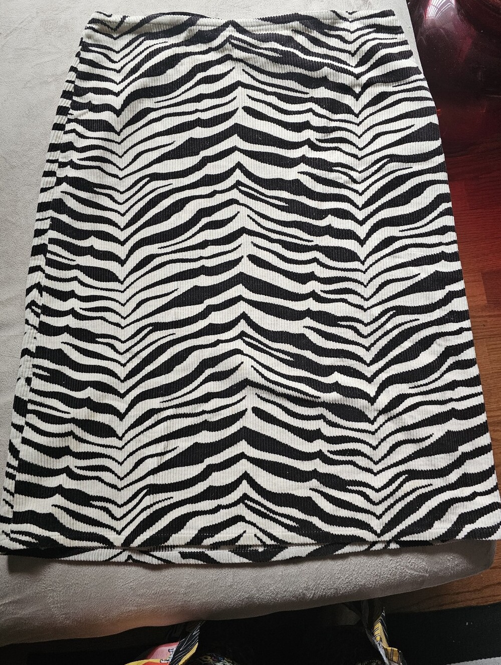 Polo by Ralph Lauren Black and White Zebra Pencil Skirt